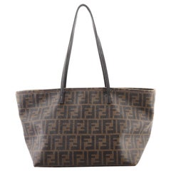 Fendi Roll Tote Zucca Coated Canvas Medium