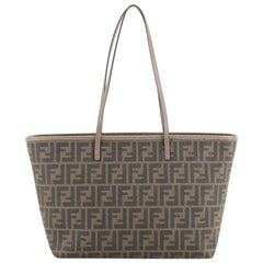 Fendi Roll Tote Zucca Coated Canvas Medium