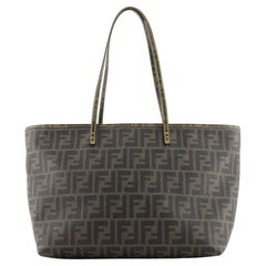 Fendi Roll Tote Zucca Coated Canvas Medium