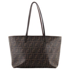 Fendi Roll Tote Zucca Coated Canvas Medium