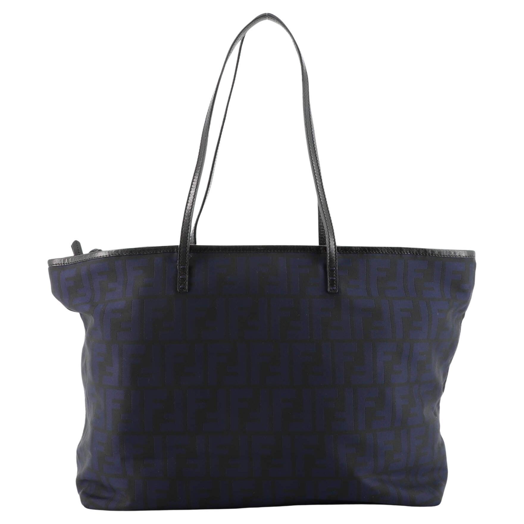Fendi Roll Tote Zucca Nylon Large
