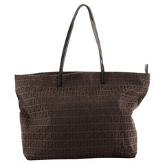 Fendi Roll Tote Zucchino Canvas Large