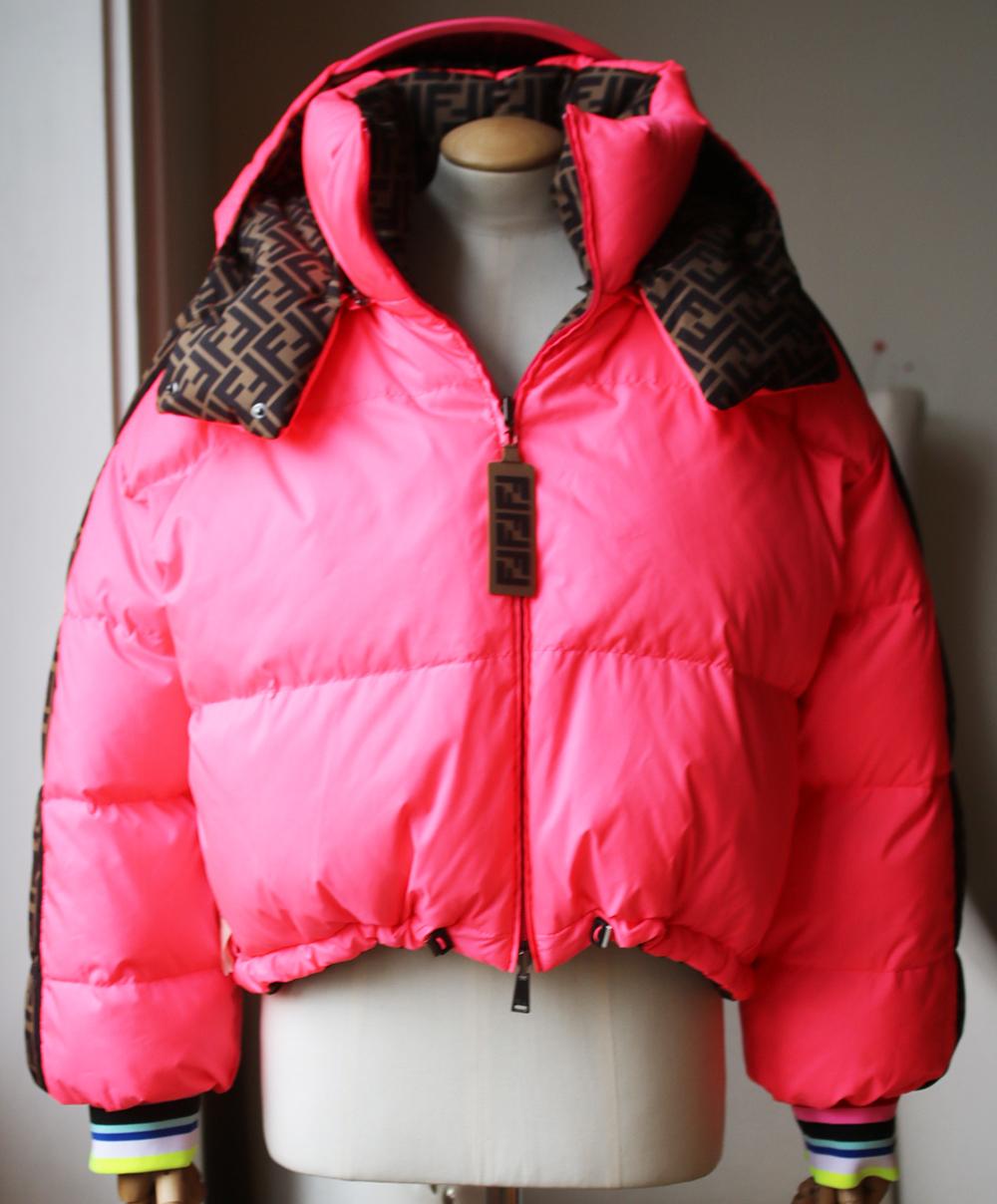 pink fendi coat