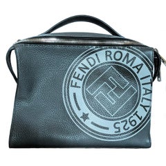 Fendi Roma Men's Logo Stamp 2-way Messenger Bag