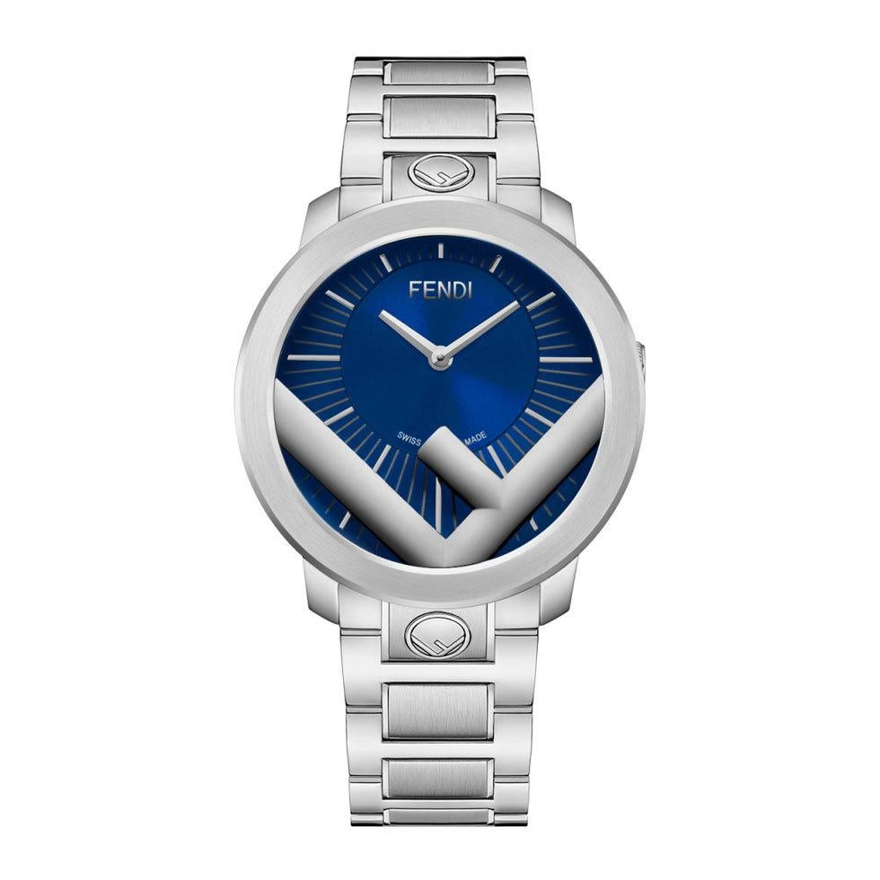Fendi Run Away Blue Dial Watch F711013000 In New Condition In New York, NY