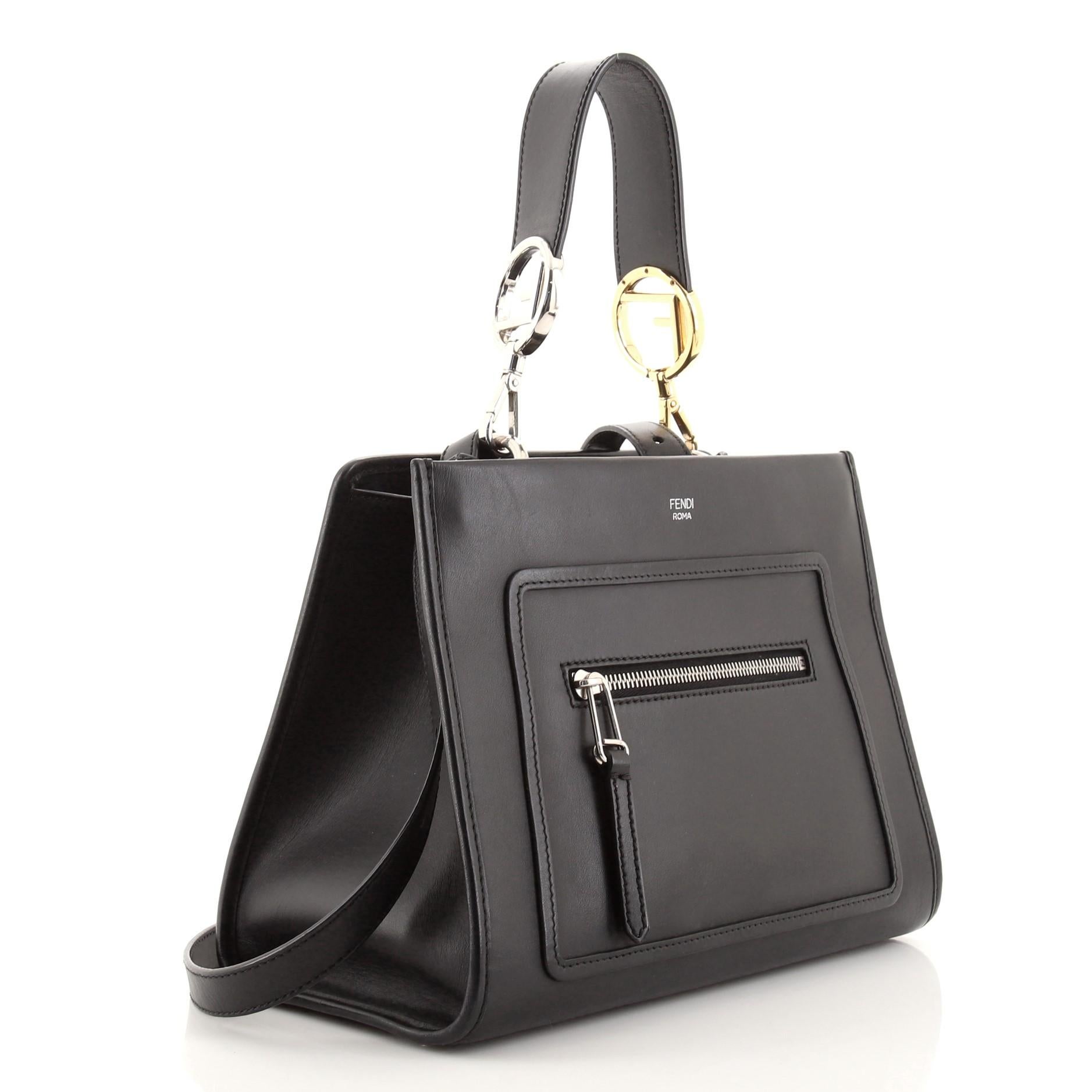 Black Fendi Runaway Bag Leather Small
