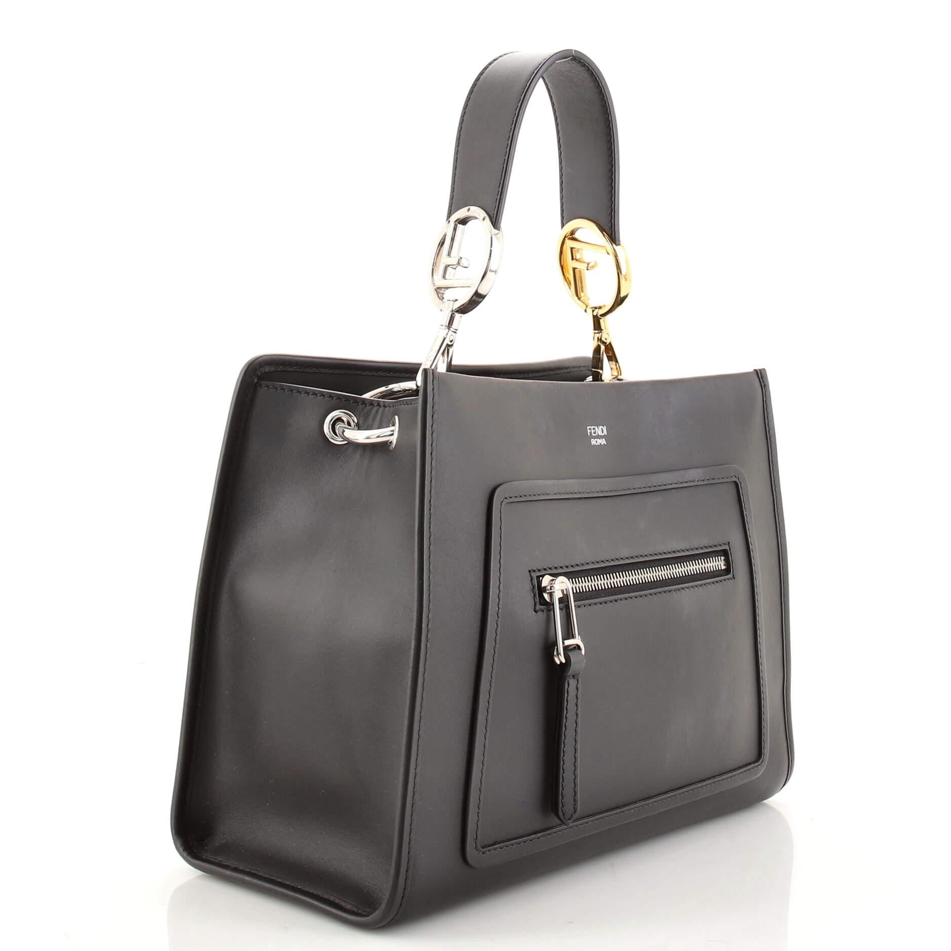 Black Fendi Runaway Bag Leather Small