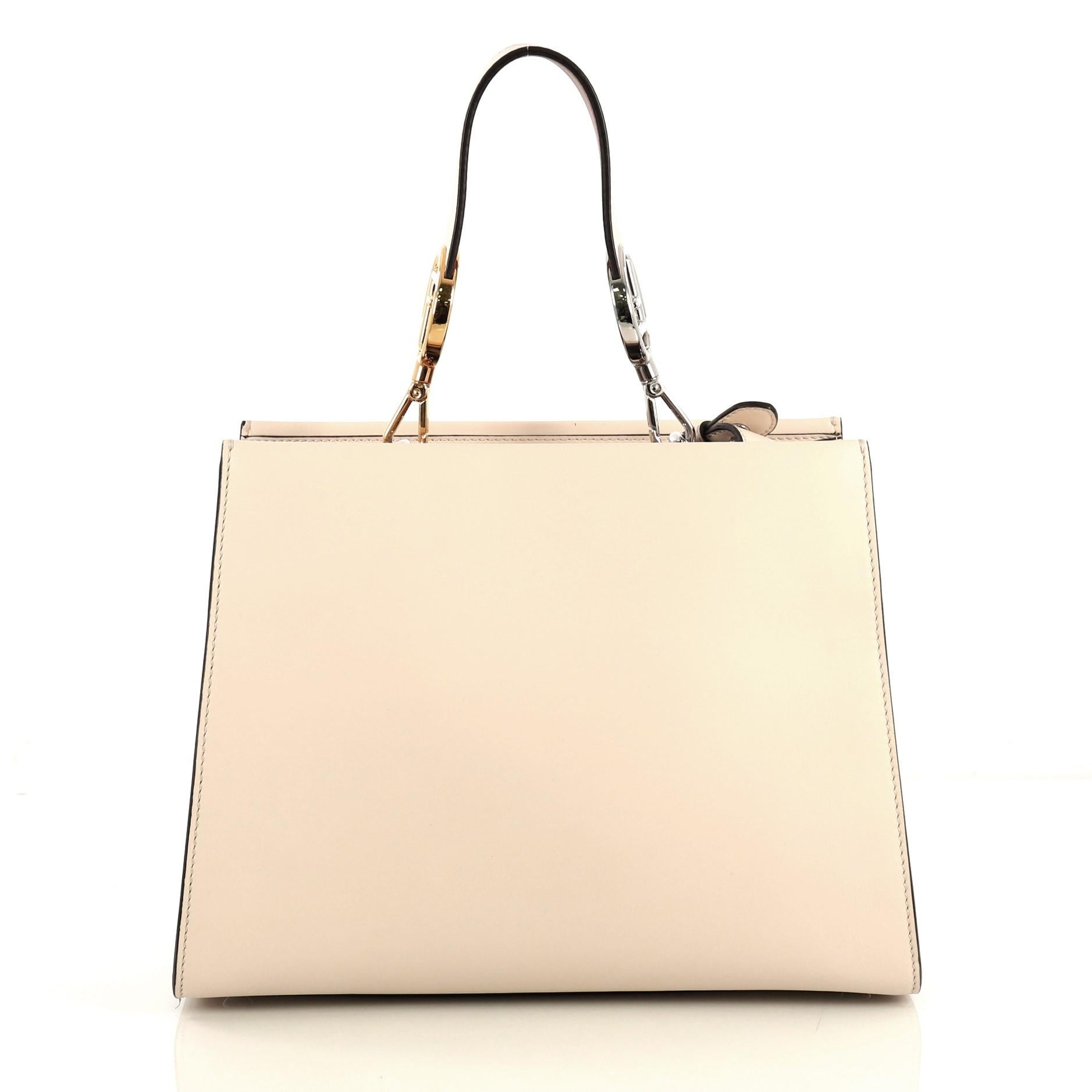 Fendi Runaway Handbag Whipstitch Leather Small at 1stDibs