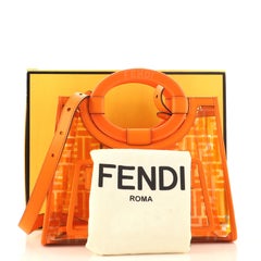 Fendi Runaway Shopper Tote Zucca PU Small