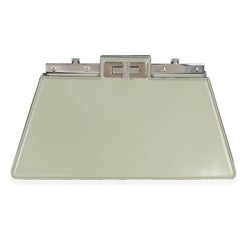Fendi Sage Patent Medium Peekaboo Cut Chain Shoulder Bag