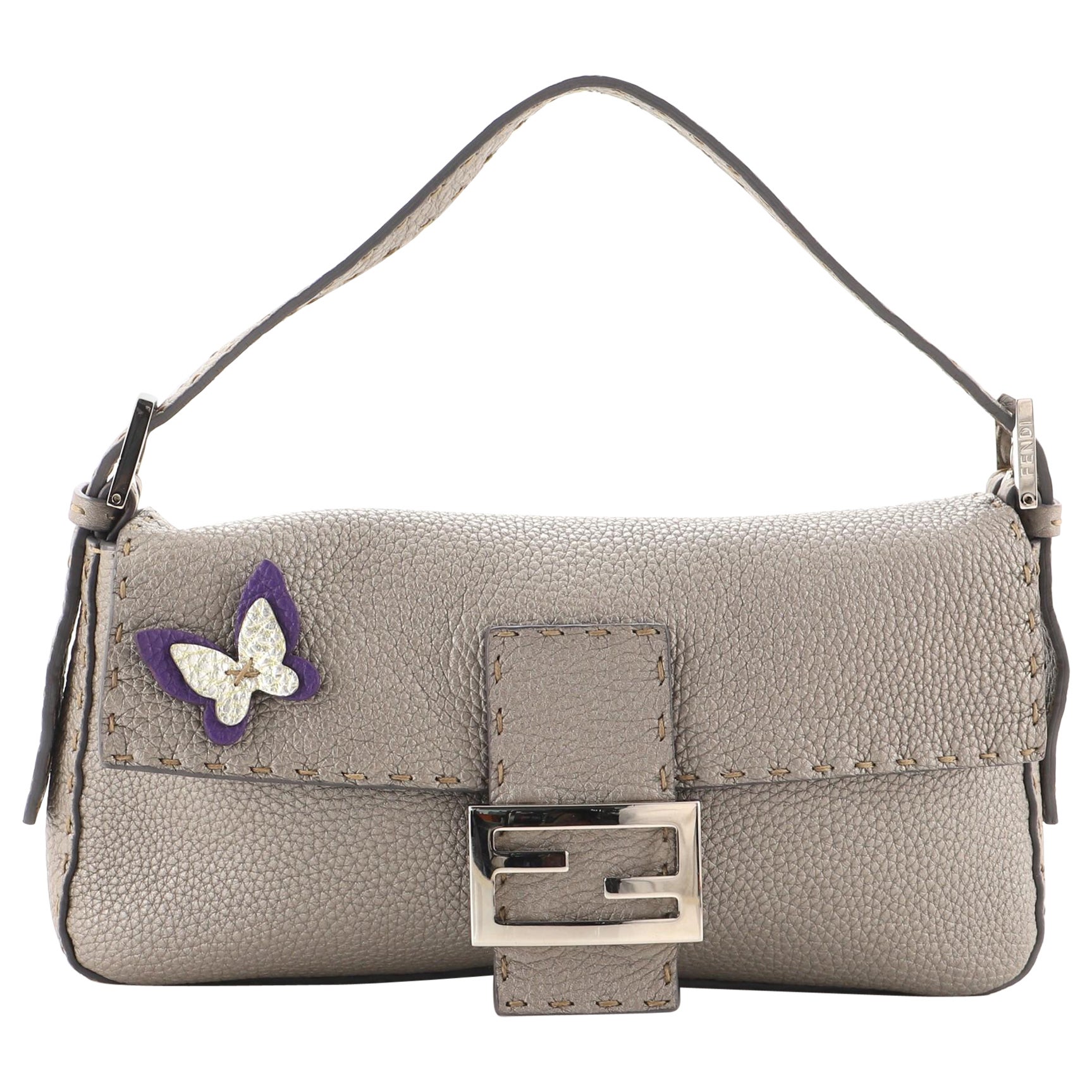 Fendi Selleria Baguette Bag Leather