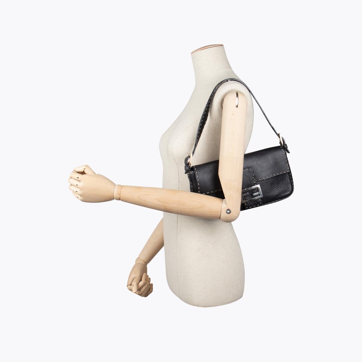 Fendi Selleria Baguette Shoulder Bag For Sale 2