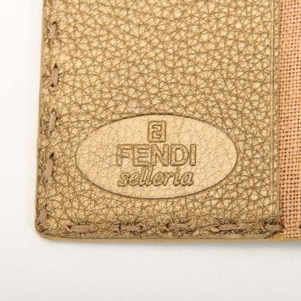 Brown Fendi Selleria Continental Wallet For Sale