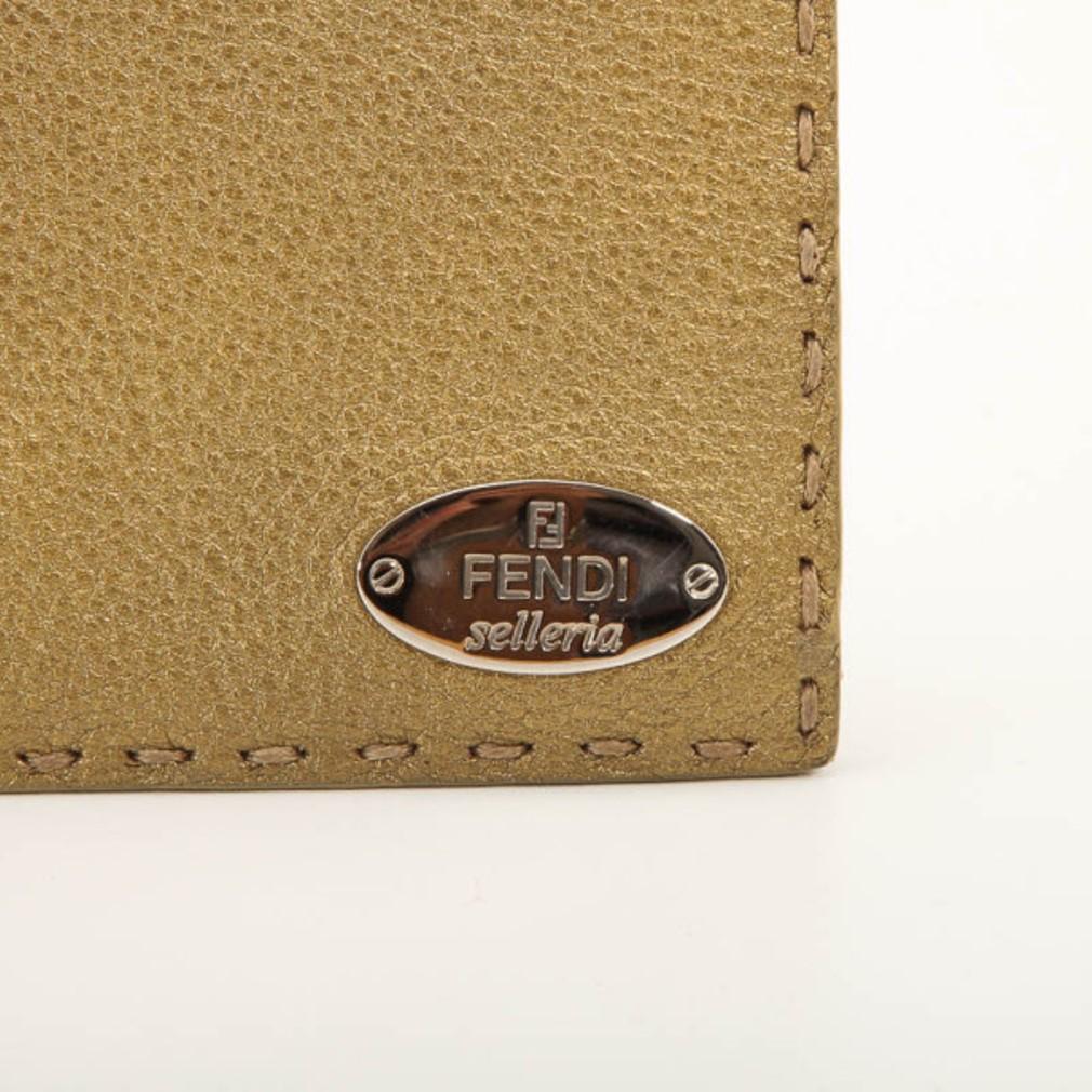 Fendi Selleria Continental Wallet In Good Condition For Sale In Dubai, Al Qouz 2