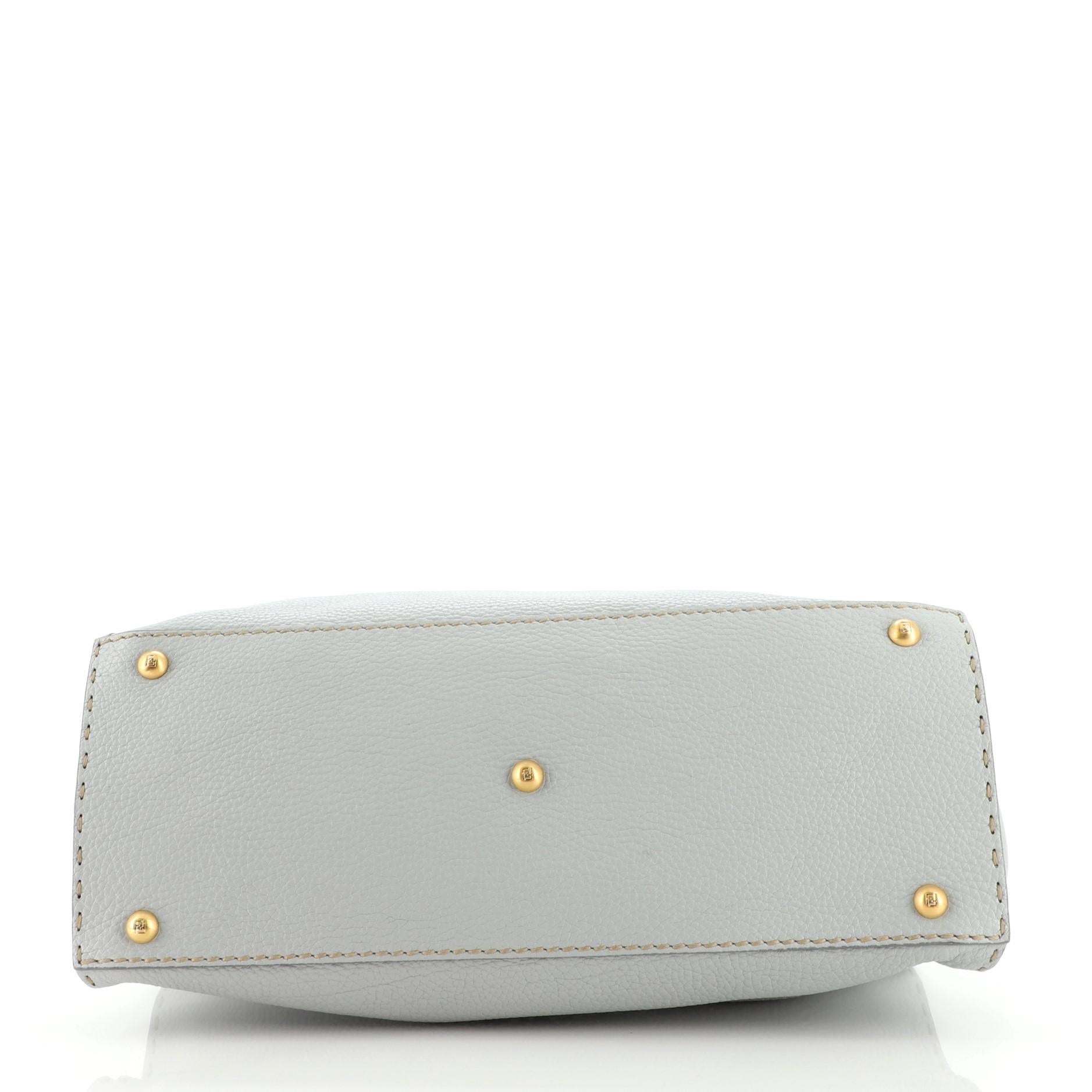 Fendi Selleria Firenze Handbag Leather Medium In Good Condition In NY, NY