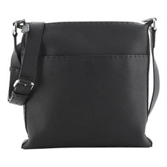 Fendi Selleria Flat Messenger Leather Medium