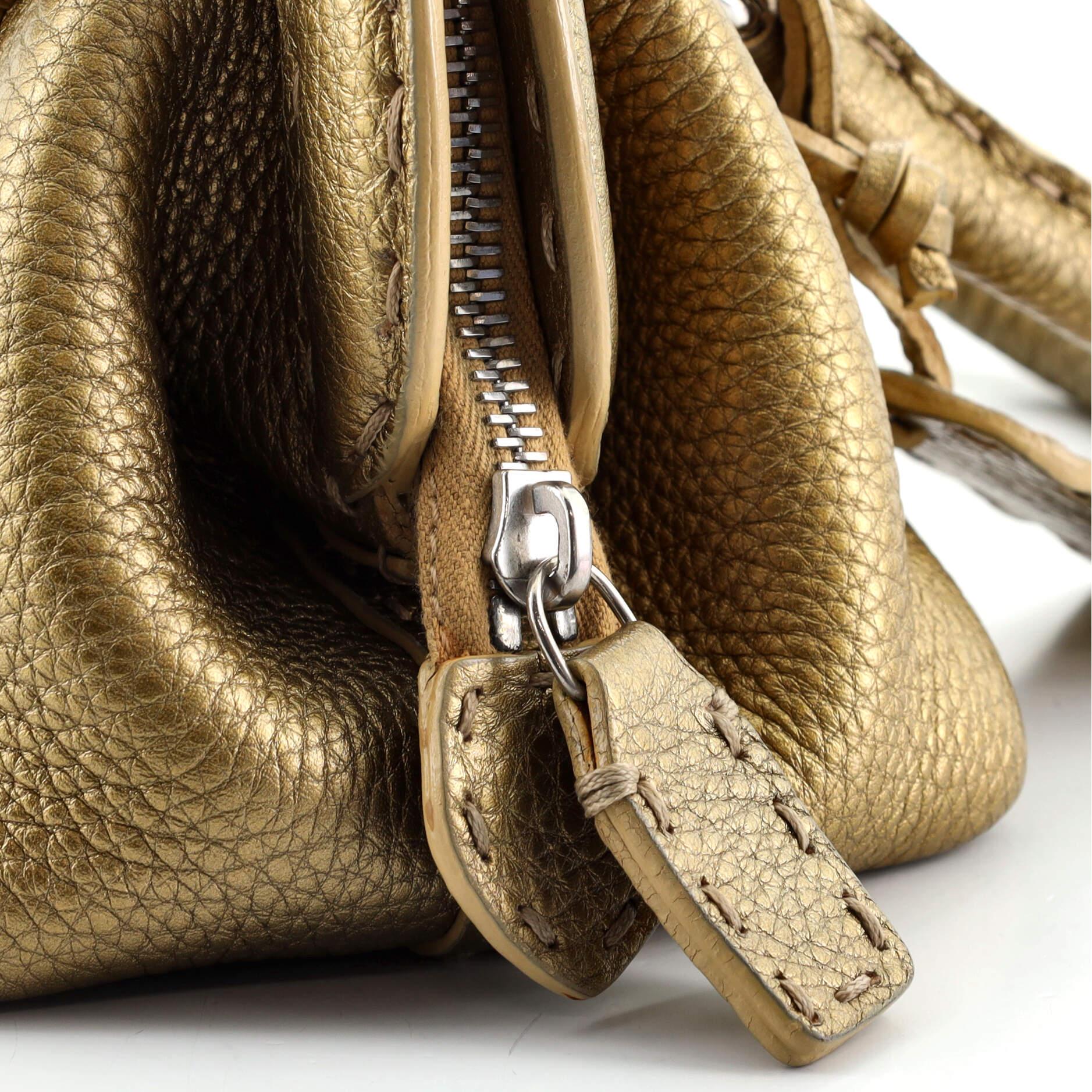 Women's or Men's Fendi Selleria Frame Doctor Bag Leather Mini