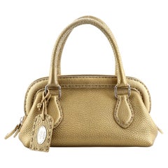 Fendi Selleria Frame Arzttasche aus Leder Mini