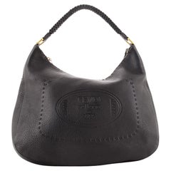 Fendi Selleria Hobo Leather Medium