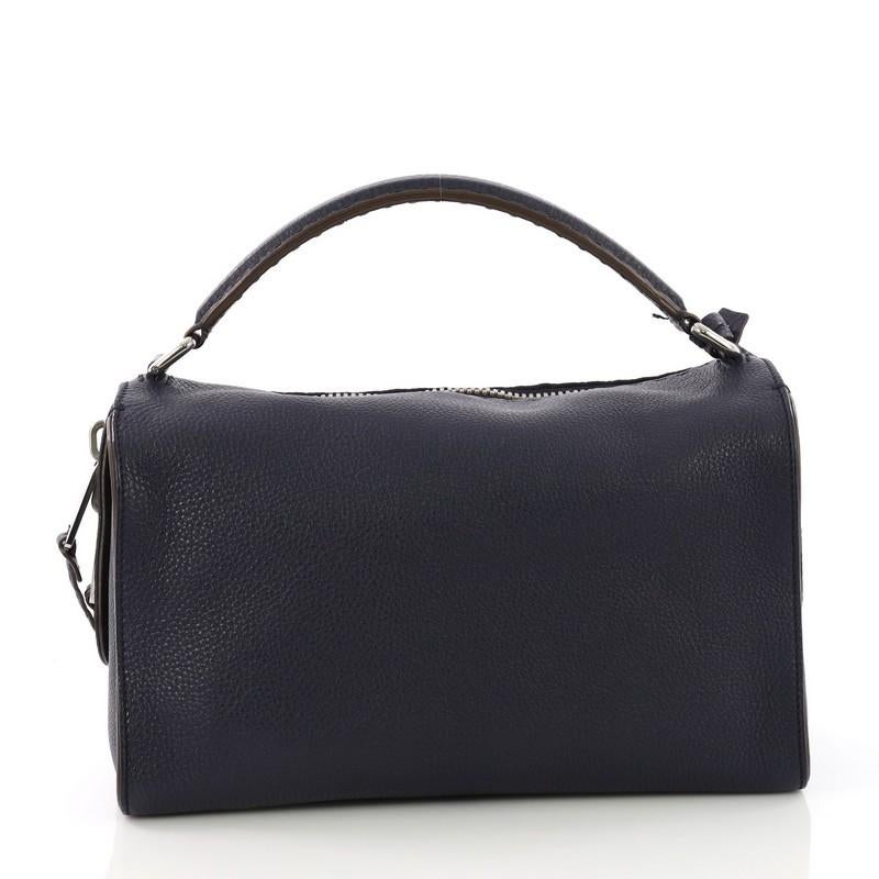 Black Fendi Selleria Lei Bag Leather