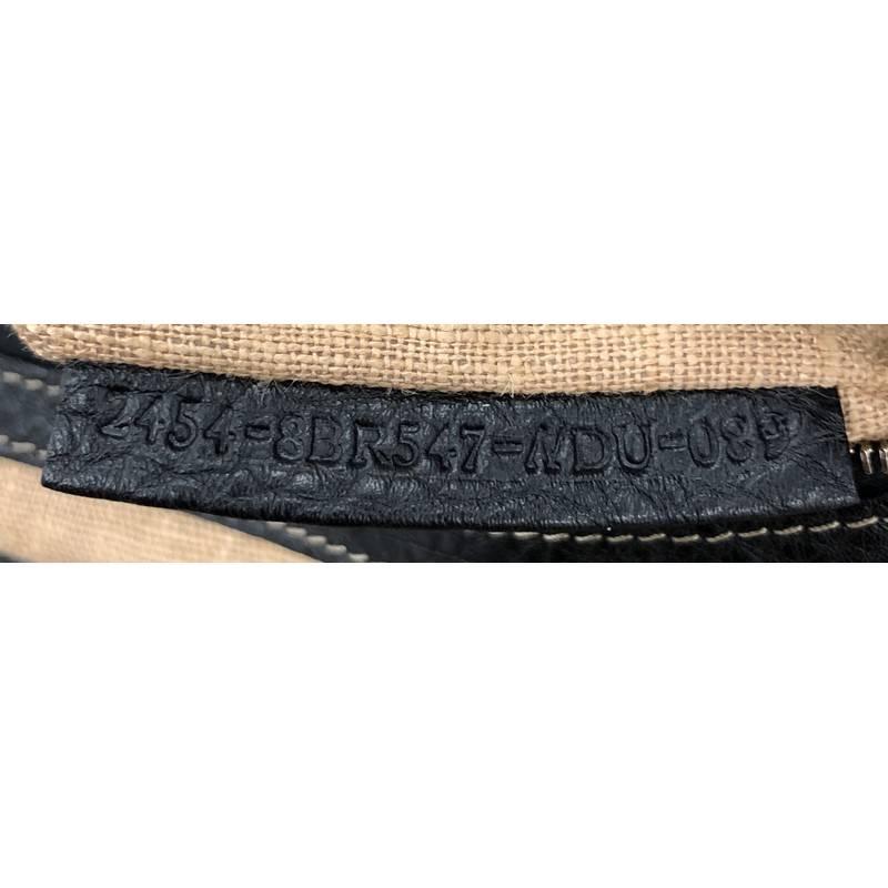 Fendi Selleria Linda Satchel Pebbled Leather Medium 4