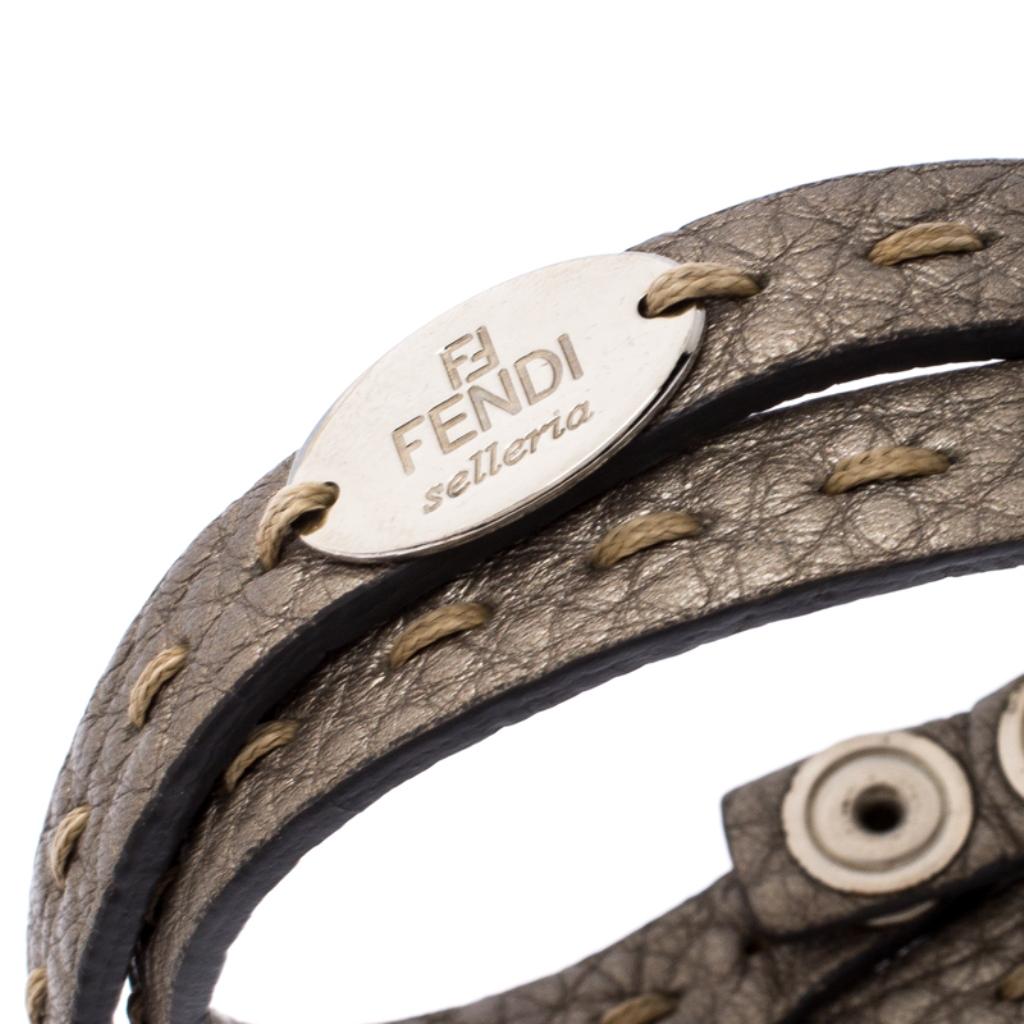 fendi double wrap bracelet