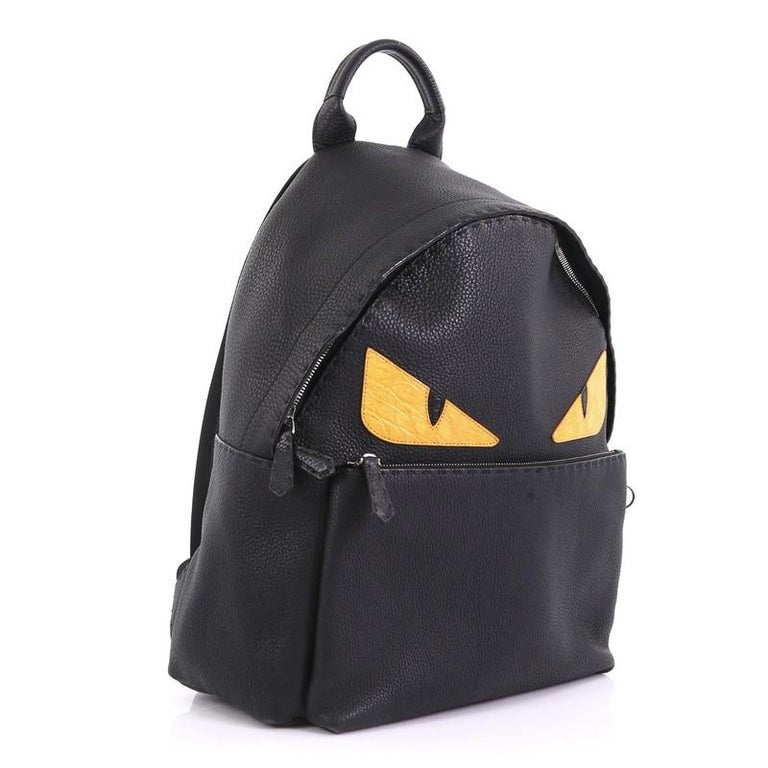 FENDI- Selleria Monster backpack Fendi Selleria Monster Backpack - Black Backpacks, Handbags  main image 4