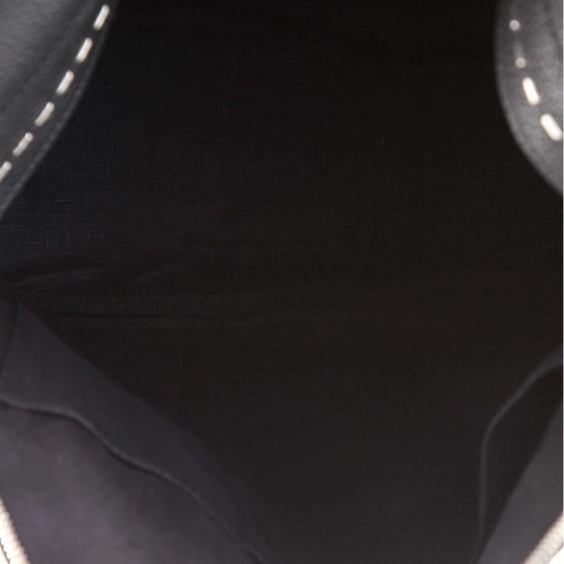 Black Fendi Selleria Monster Backpack Leather Large