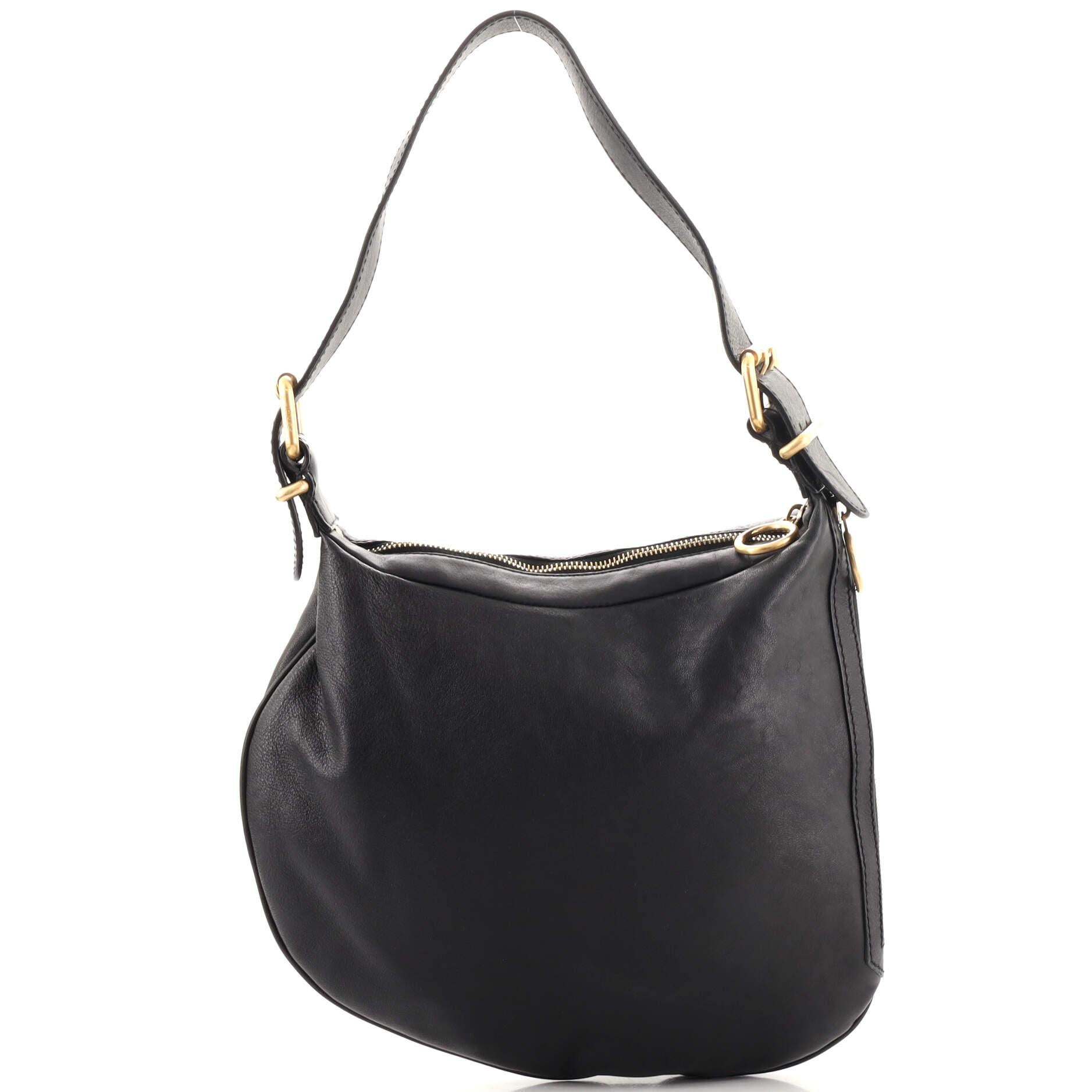 Women's or Men's Fendi Selleria Oyster Bag Leather Medium