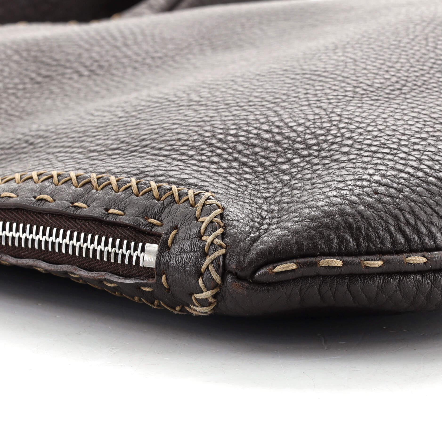 Fendi Selleria Oyster Bag Leather Medium 1