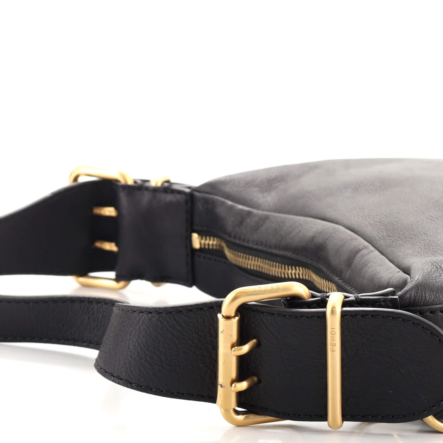 Fendi Selleria Oyster Bag Leather Medium 3