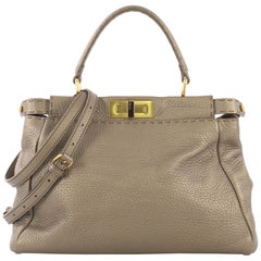 Fendi Selleria Peekaboo Bag Leather Regular