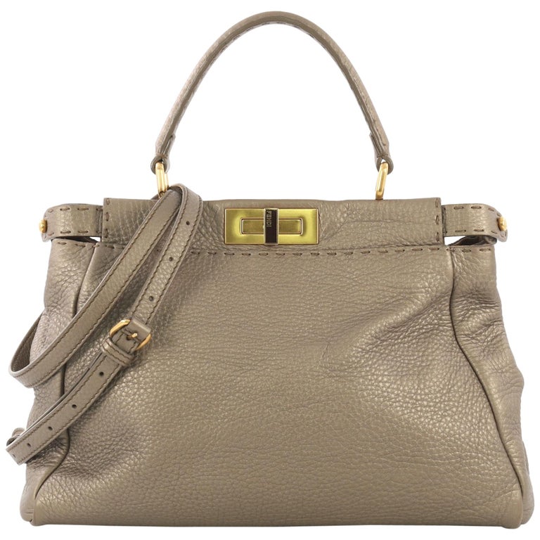 Fendi Selleria Peekaboo Bag Leather Regular at 1stdibs