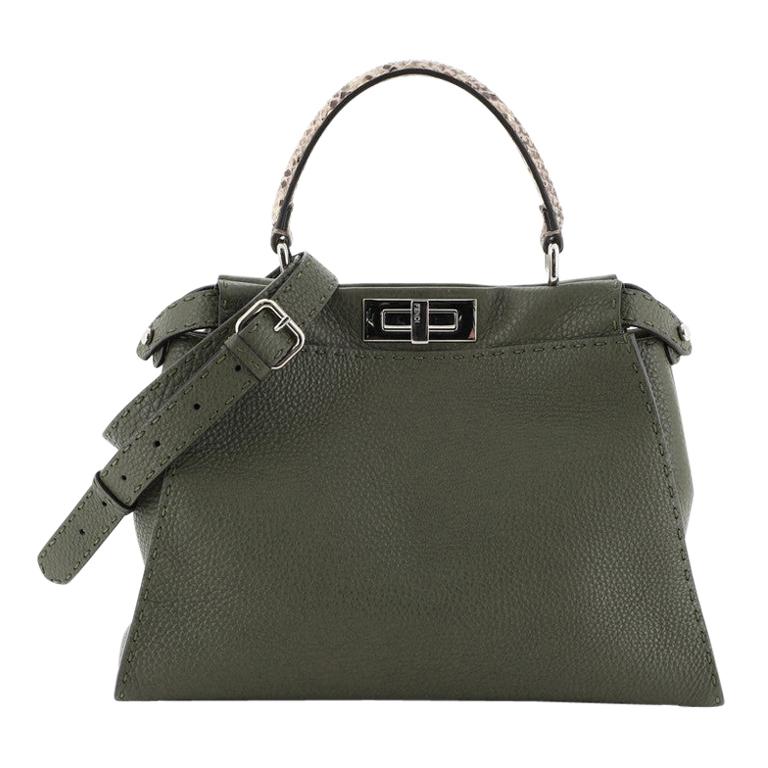 Fendi Selleria Peekaboo Bag Leather Regular