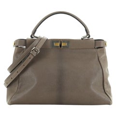 Fendi Selleria Peekaboo Bag Leather Regular