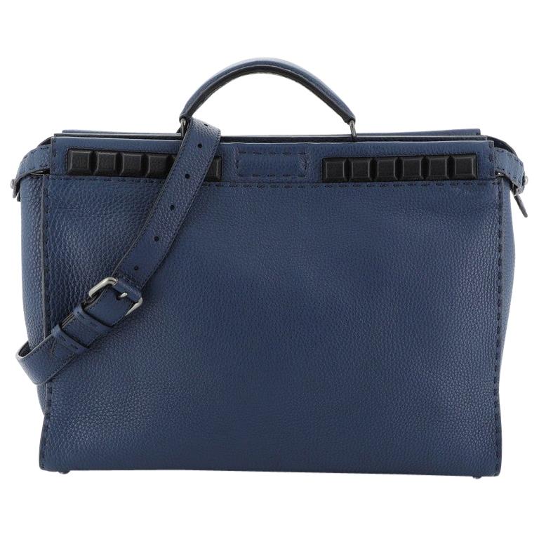 Fendi Selleria Peekaboo Bag Leather with Studded Detail XL