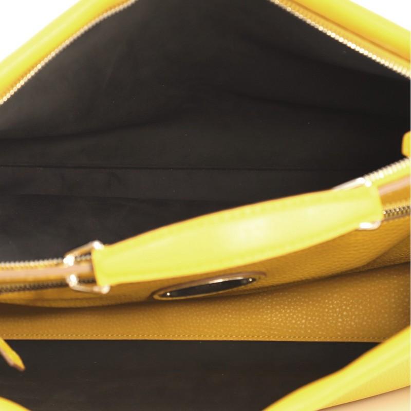 Peekaboo Mini Selleria Bag 23cm yellow leather shw with 220 hand-sewn stitches