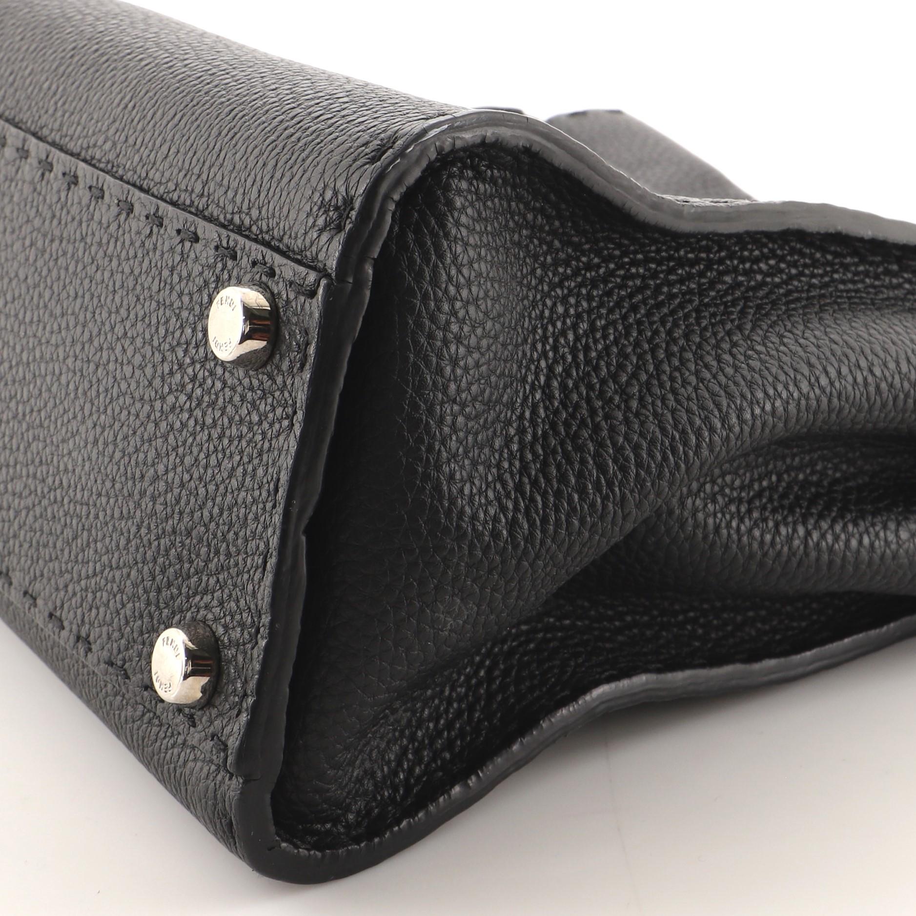 Women's or Men's Fendi Selleria Peekaboo Bag Rigid Leather Regular