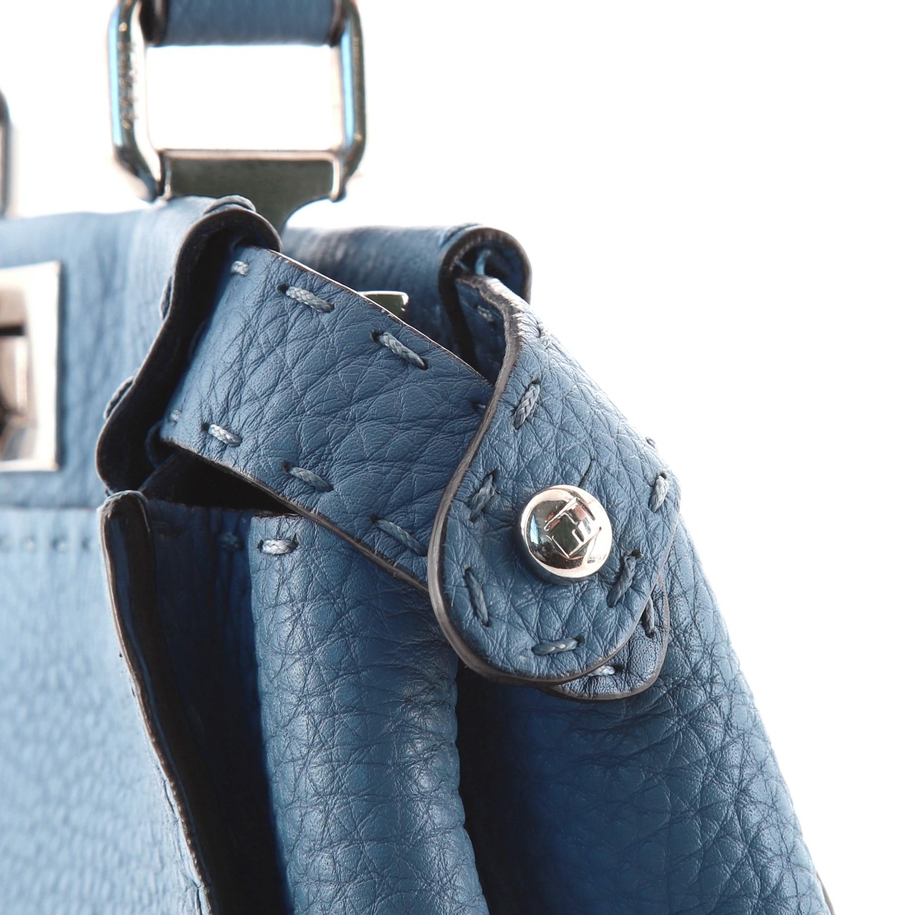 Women's or Men's Fendi Selleria Peekaboo Bag Rigid Leather Regular