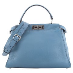 Fendi Selleria Peekaboo Bag Rigid Leather Regular