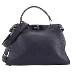 Fendi Selleria Peekaboo Bag Rigid Leather Regular