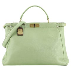 Fendi Selleria Peekaboo Bag Soft Leather Large