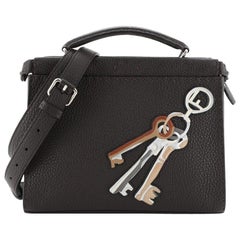 Fendi Selleria Peekaboo Fit Bag Leather with Applique Mini