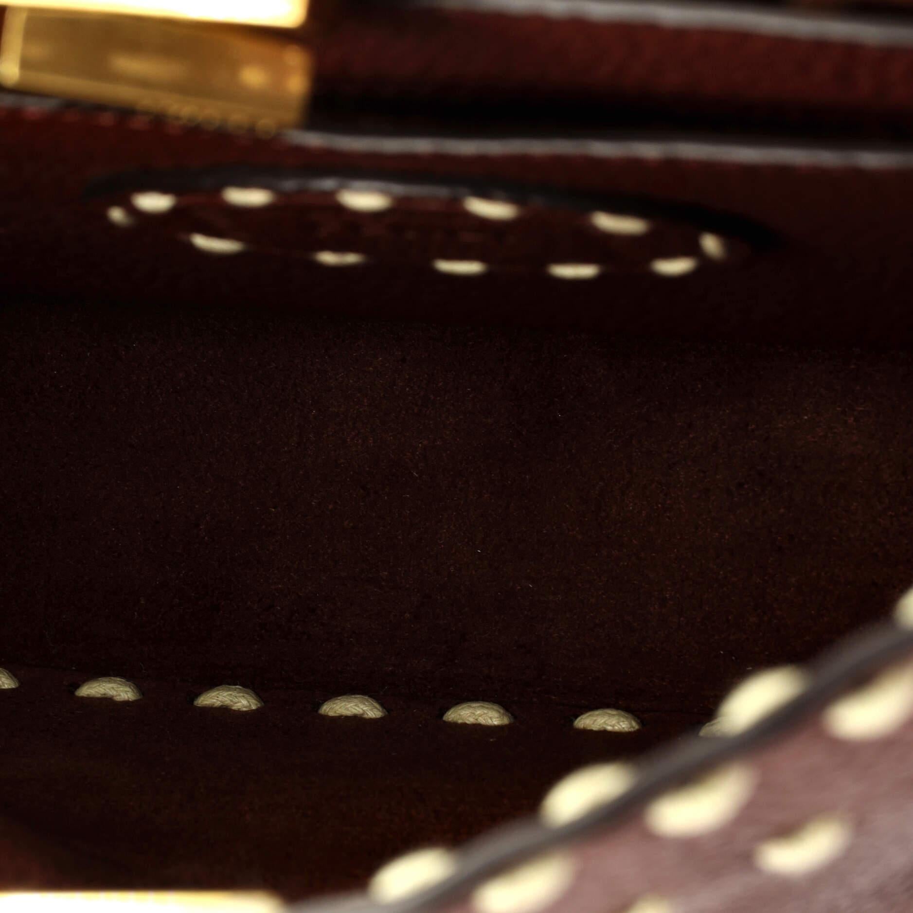 Fendi Selleria Peekaboo ISeeU Bag Leather Small In Good Condition In NY, NY