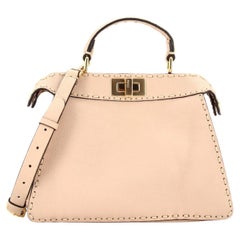 Fendi Selleria Handbag Doctor'S Bag Exotic Leather Oro Vecchio Khaki
