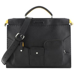 Fendi  Selleria Peekaboo Utility Bag Leather Regular