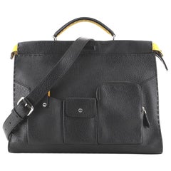 Fendi Selleria Peekaboo Utility Bag Leather Regular