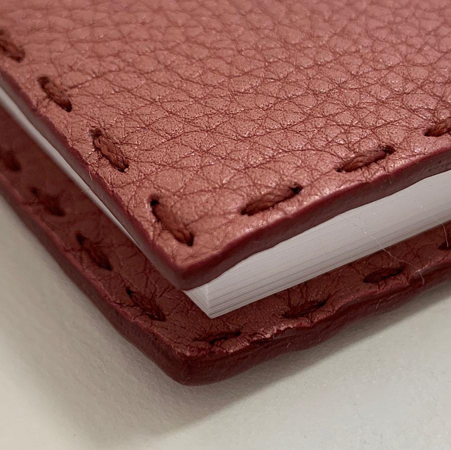 FENDI Selleria Pink Grained Leather Notebook 1