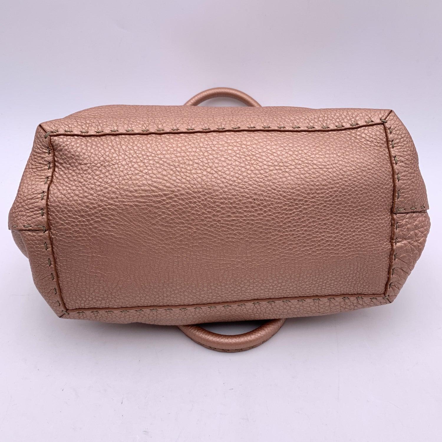 Fendi Selleria Pink Leather Doctor Bag Handbag Satchel 4