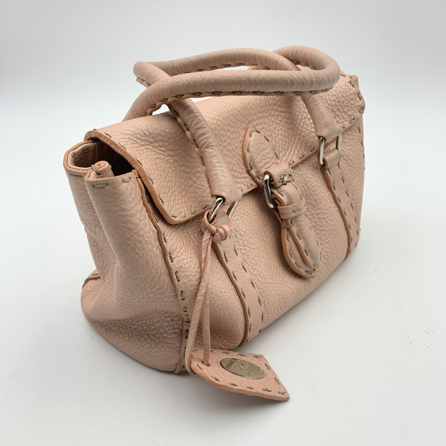 metallic satchel handbag